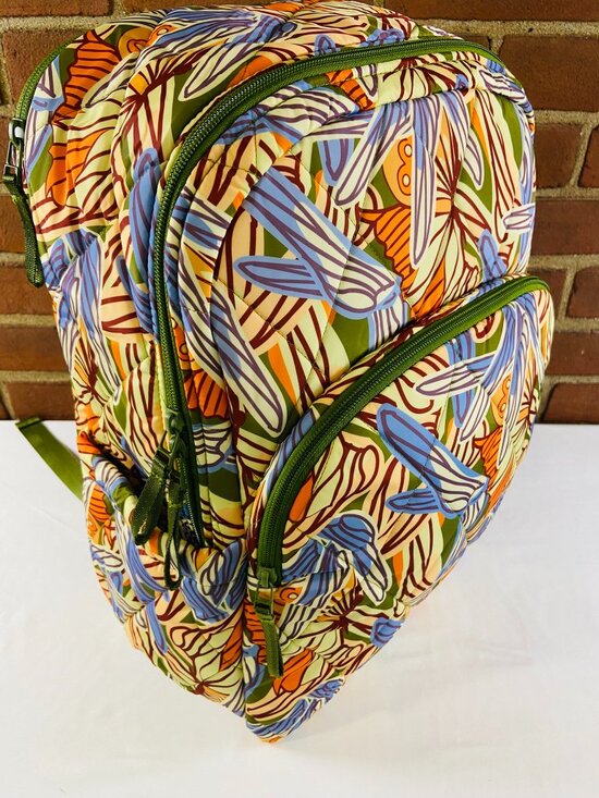 Vera Bradley Large Backpack - Dragonfly By Pattern - New with Tags & Packaging main image 7